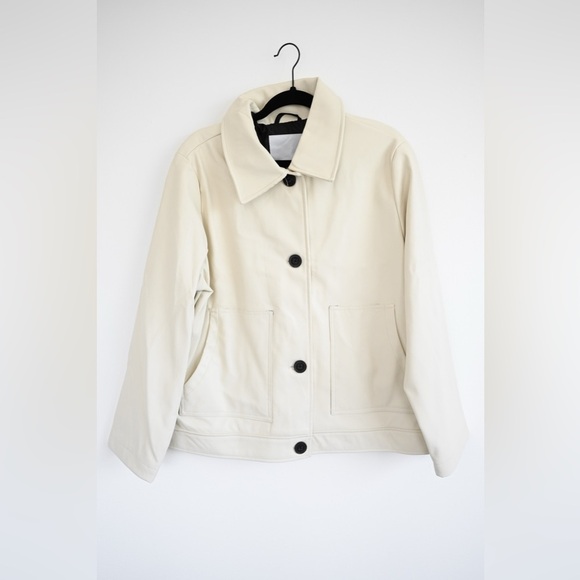 NVLT Jackets & Blazers - NVLT Trucker Jacket Vegan Leather NWT